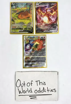 Pokemon TCG Charizard Promo Holo 3-Card Lot V/VMAX/VSTAR SWSH260-262 - Image 1
