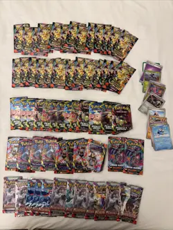 Pokemon Tcg Card Bulk Lot of (900+) Ascended,PO,PFlame,PaldeaEvolved,CR-OPENED!! - Image 1