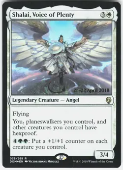 Shalai, Voice of Plenty R Prerelease Cards 35 NM Foil - Image 1