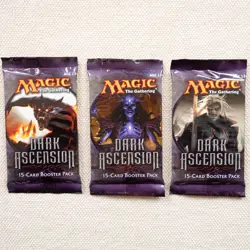 MTG: 3 DARK ASCENSION Sealed Boosters from Box - 1 of Each Art Cover - English - Image 2