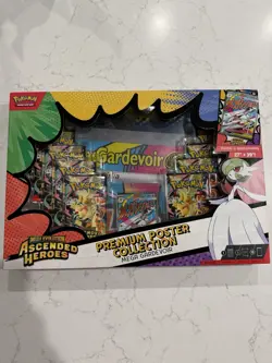 Pokemon TCG Mega Evolution Ascended Heroes Poster Collection Mega Gardevoir ex - Image 1