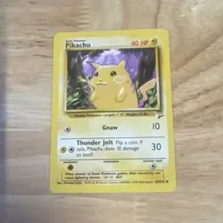 Pokemon TCG Pikachu 087/130 Base Set 2 Regular Common ENG - Image 1