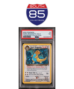 2002 Pokemon Legendary Collection Dark Dragonite Holo Rare 5/110 PSA 7 - Image 1