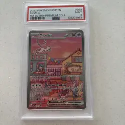 Pokemon Mew EX SVP Blackstar TCG 151 UPC Promo SVP053 PSA 9 MINT - Image 2