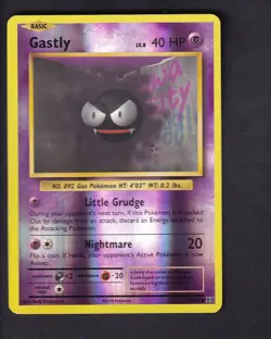 Gastly 47/108 Common Evolutions Pokemon Reverse Holo Near Mint - Image 1