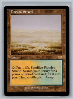Magic The Gathering Onslaught Flooded Strand #316/350 MTG TCG CCG - Image 1