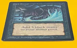 MTG DARK RITUAL Beta (OldManMTG 012-054) - Image 5