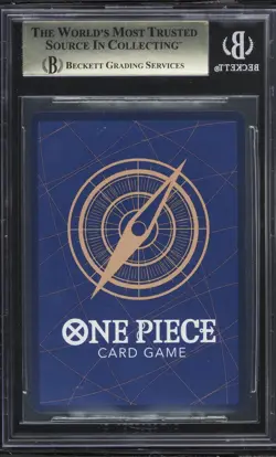 2022 One Piece Japanese Paramount War Edward Newgate #OP02-004 ALT ART BGS 10 - Image 2