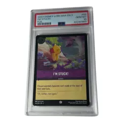 Disney Lorcana EN 2 Rise of the Floodborn I'm Stuck! #63 FOIL PSA 10 - Image 1
