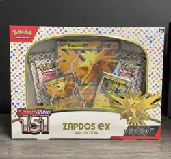 151 Scarlet & Violet Zapdos Ex Collection Box Pokemon TCG *SEALED/NEW* - Image 1