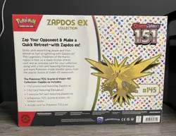 151 Scarlet & Violet Zapdos Ex Collection Box Pokemon TCG *SEALED/NEW* - Image 2