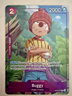Buggy OP13-072 Premium Card Collection Best Selection Vol 6 One Piece English - Image 1