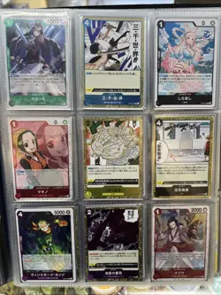 BINDER LOT OF English & Japanese One Piece Cards $400 Market Value Plus Binder - Image 4