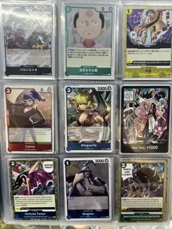 BINDER LOT OF English & Japanese One Piece Cards $400 Market Value Plus Binder - Image 5