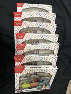 Pokemon TCG Scarlet & Violet 151 Poster Collection Box 3 Packs New Sealed - Image 3