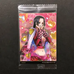 S7373 Boa Hancock 7-09 SR Japanese One Piece Wafer Card Holo Sealed Bandai J11 - Image 1