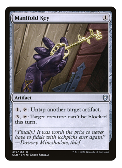 MTG - 1 x Manifold Key - Artifact - Commander Legends Baldur's Gate (CLB) - M/NM - Image 1
