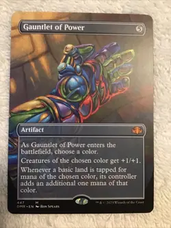 magic the gathering - Gauntlet Of Power - Borderless -Dominaria Remastered M 447 - Image 1