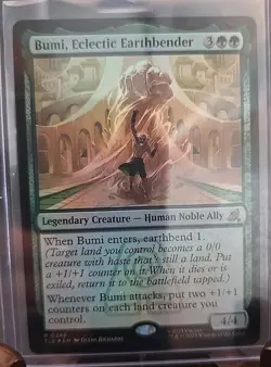 Bumi, Eclectic Earthbender Avatar: The Last Airbender MTG Foil Near Mint - Image 1