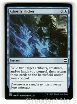 Ghostly Flicker 039 Common The List Reprints Magic: The Gathering Lightly Played - Image 1