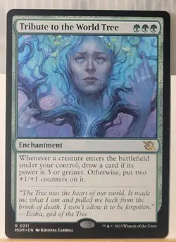 Mtg TRIBUTE TO THE WORLD TREE NM MOM 0211 -Argo- - Image 1