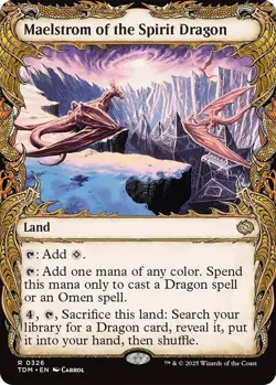 Foil - Maelstrom of the Spirit Dragon (Showcase) - 326 / NM / English MTG - Image 1