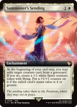 Summoner's Sending (Extended Art) - 109 / English / Near Mint MTG - Image 1