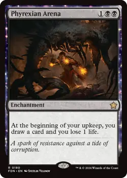 Foil - Phyrexian Arena - 180 / NM / English MTG - Image 1