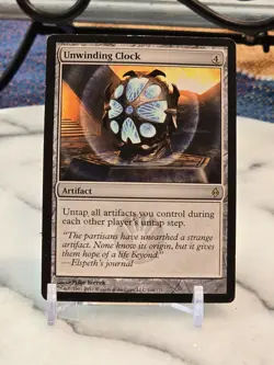 MTG Unwinding Clock New Phyrexia Regular MP - Image 1