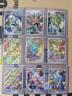 Pokemon: First Partner Illustrations Series 2 Full Set All 9 Cards Collection - Image 1