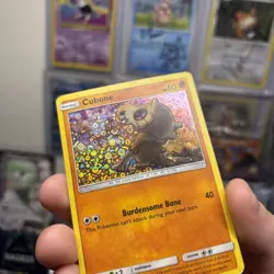 Pokemon Sun & Moon #57/131 General Mills Promo Holo Cubone MP - Image 2