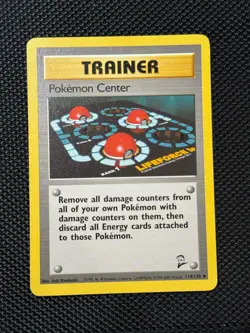 Pokemon Center Uncommon Base Set 2 114/130 NM - Image 1