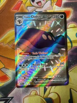 Paldean Clodsire ex 219/091 Shiny Ultra Rare Paldea Fates Pokemon TCG NM - Image 1
