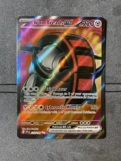 Iron Treads ex 233/198 Ultra Rare Scarlet & Violet Pokemon Holo Near Mint - Image 1