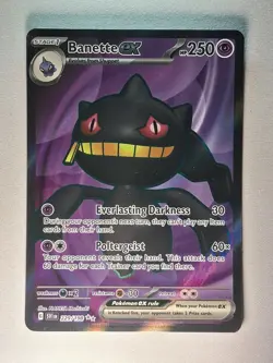 Banette ex 229/198 Ultra Rare Scarlet & Violet Pokemon Lightly Played - Image 1