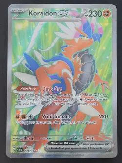 Koraidon ex 231/198 Ultra Rare Scarlet & Violet Base Set Pokemon TCG - Image 1