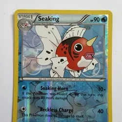 Pokemon TCG Seaking 28/162 XY BREAKthrough Reverse Holo Card NM/LP - Image 3