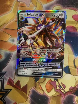 Solgaleo GX - 89/149 - Ultra Rare NM, English Pokemon Sun & Moon Base Set - Image 1