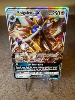 Pokemon Card Solgaleo GX 89/149 Sun & Moon Base Set - Near Mint - Image 1