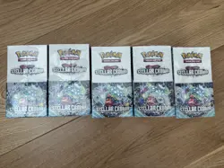Pokemon TCG Stellar Crown Half Booster Box brand new mint seals - Image 1