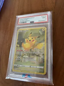 2023 POKEMON SWORD & SHIELD CROWN ZENITH #GG30 FULL ART/PIKACHU PSA 9 - Image 3