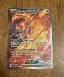 Team Rocket's Moltres ex 229/182 Sv10 Destined Rivals SIR Holo Full Art ENG - Image 1