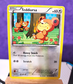 Pokemon TCG Teddiursa RC15/RC25 Legendary Treasures Radiant Collection Holo - Image 1