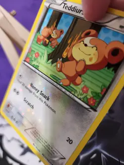 Pokemon TCG Teddiursa RC15/RC25 Legendary Treasures Radiant Collection Holo - Image 4