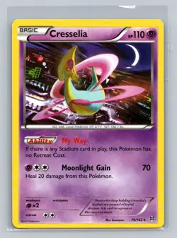Pokemon Cresselia XY - BREAKthrough 70/162 Mild Play MP+ or Better - Image 1