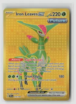 Iron Leaves Ex #213/162 Sv05 Temporal Forces Hyper Rare Pokemon TCG NM - Image 1