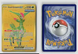 Iron Leaves Ex #213/162 Sv05 Temporal Forces Hyper Rare Pokemon TCG NM - Image 3