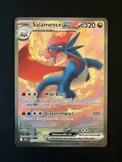 Salamence ex 187/159 Sv09: Journey Together Holo Pokemon - Image 1
