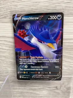 Pokemon Honchkrow V 88/172 Ultra Rare Brilliant Stars Pokemon TCG Sword & Shield - Image 1