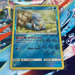 Squirtle 22/181 SM-Team Up Reverse Holo ENG Basic HP50 2019 Pokemon TCG - Image 1